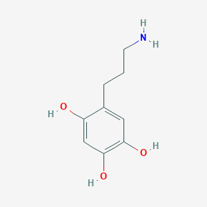 5-(3-Aminopropyl)benzene-1,2,4-triol