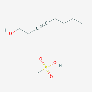 Methanesulfonic acid;oct-3-yn-1-ol