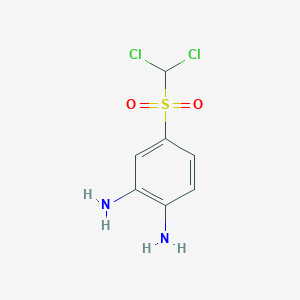 4-(Dichloromethanesulfonyl)benzene-1,2-diamine