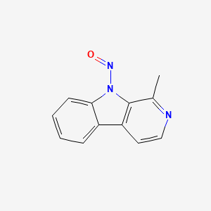 9H-Pyrido(3,4-b)indole, 1-methyl-9-nitroso-