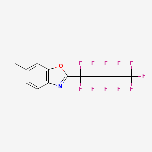 6-Methyl-2-(undecafluoropentyl)-1,3-benzoxazole