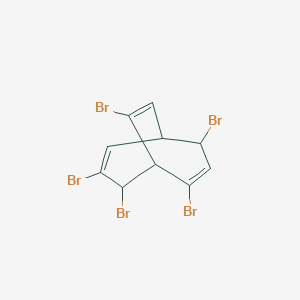 2,4,7,8,9-Pentabromobicyclo[3.3.2]deca-2,6,9-triene