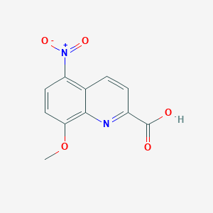 8-Methoxy-5-nitroquinoline-2-carboxylic acid