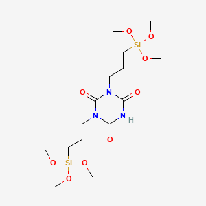 1,3-Bis[3-(trimethoxysilyl)propyl]-1,3,5-triazinane-2,4,6-trione