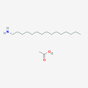 Acetic acid;pentadecan-1-amine