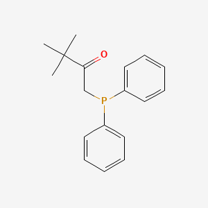 1-(Diphenylphosphanyl)-3,3-dimethylbutan-2-one