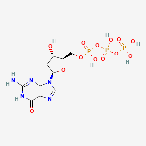 molecular formula C10H16N5O13P3 B1436494 2'-脱氧鸟苷-5'-三磷酸 CAS No. 2564-35-4