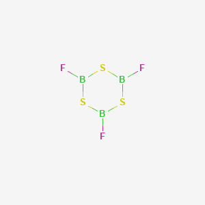 molecular formula B3F3S3 B14365050 2,4,6-Trifluoro-1,3,5,2,4,6-trithiatriborinane CAS No. 91998-69-5