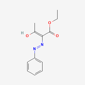 molecular formula C12H14N2O3 B1436507 3-氧代-2-(苯肼腙)丁酸乙酯 CAS No. 60083-22-9