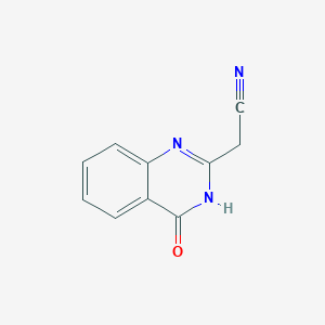 B1436509 2-(4-Oxo-3,4-dihydroquinazolin-2-yl)acetonitrile CAS No. 30750-23-3