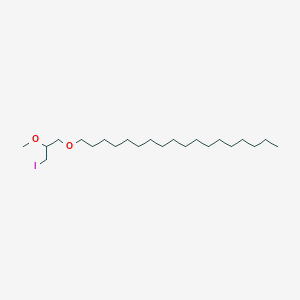 molecular formula C22H45IO2 B14365167 1-(3-Iodo-2-methoxypropoxy)octadecane CAS No. 90339-13-2