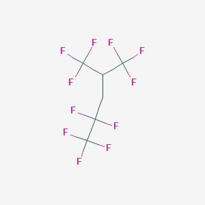 molecular formula C6H3F11 B14365168 1,1,1,2,2,5,5,5-Octafluoro-4-(trifluoromethyl)pentane CAS No. 90278-01-6