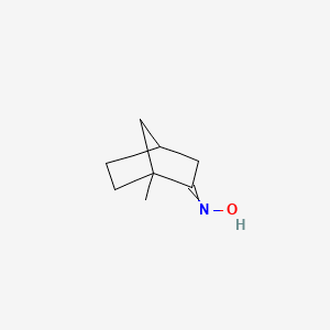 molecular formula C8H13NO B14365200 N-(1-Methylbicyclo[2.2.1]heptan-2-ylidene)hydroxylamine CAS No. 91738-02-2