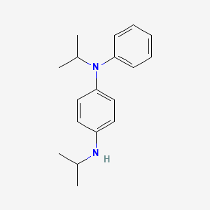 molecular formula C18H24N2 B14365210 N~1~-Phenyl-N~1~,N~4~-di(propan-2-yl)benzene-1,4-diamine CAS No. 91173-92-1