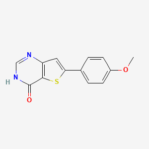 B1436526 6-(4-methoxyphenyl)thieno[3,2-d]pyrimidin-4(3H)-one CAS No. 225385-22-8