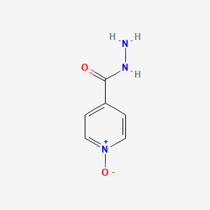 molecular formula C6H7N3O2 B1436528 4-(肼羰基)吡啶-1-鎓-1-醇 CAS No. 6975-73-1