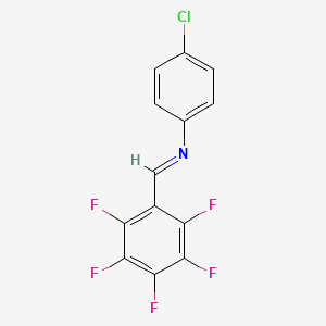 (E)-N-(4-Chlorophenyl)-1-(pentafluorophenyl)methanimine