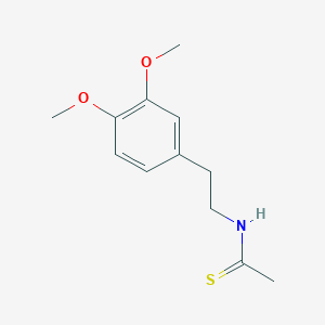 Ethanethioamide, N-[2-(3,4-dimethoxyphenyl)ethyl]-