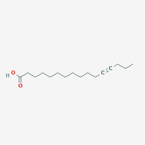 molecular formula C16H28O2 B14365488 Hexadec-12-ynoic acid CAS No. 90284-26-7