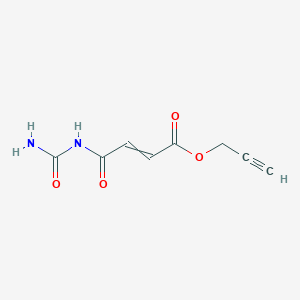 Prop-2-ynyl (Z)-3-(carbamoylcarbamoyl)prop-2-enoate