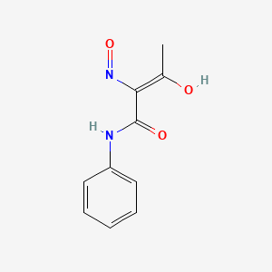 (2Z)-2-(hydroxyimino)-3-oxo-N-phenylbutanamide