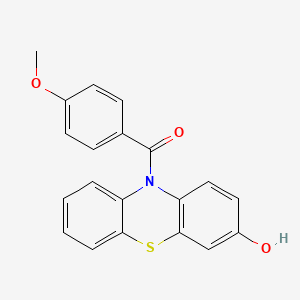 (3-Hydroxy-10H-phenothiazin-10-yl)(4-methoxyphenyl)methanone