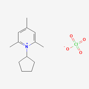 1-Cyclopentyl-2,4,6-trimethylpyridin-1-ium perchlorate