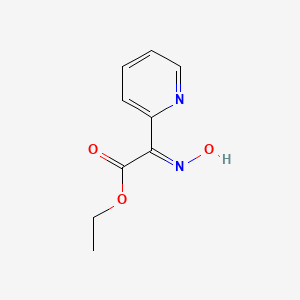 molecular formula C9H10N2O3 B1436559 2-吡啶基乙酸乙二醇羟肟酸乙酯 CAS No. 71721-67-0