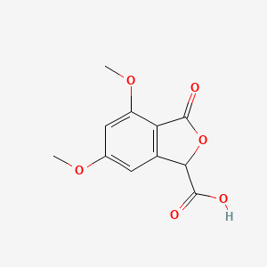 4,6-Dimethoxy-3-oxo-1,3-dihydro-2-benzofuran-1-carboxylic acid