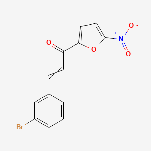 3-(3-Bromophenyl)-1-(5-nitrofuran-2-yl)prop-2-en-1-one