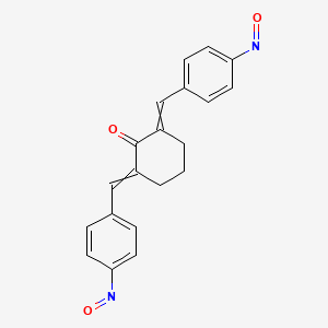 2,6-Bis[(4-nitrosophenyl)methylidene]cyclohexan-1-one