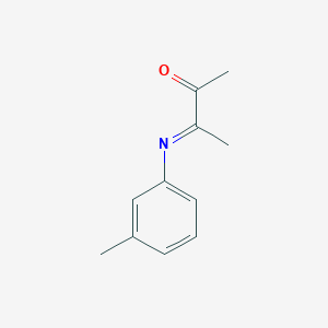 (3E)-3-[(3-Methylphenyl)imino]butan-2-one