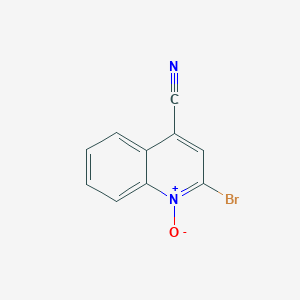 2-Bromo-1-oxo-1lambda~5~-quinoline-4-carbonitrile