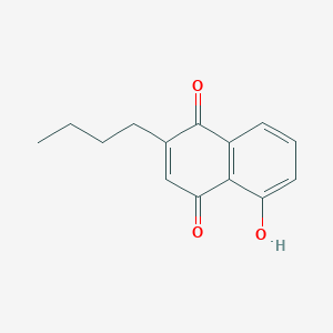 2-Butyl-5-hydroxynaphthalene-1,4-dione