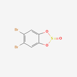 5,6-Dibromo-2H-1,3,2lambda~4~-benzodioxathiol-2-one