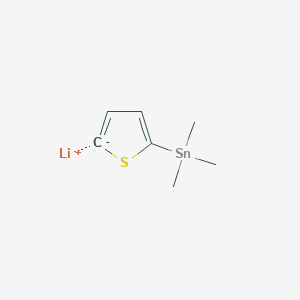 lithium;trimethyl(2H-thiophen-2-id-5-yl)stannane