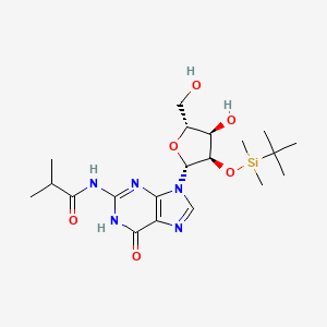 molecular formula C20H33N5O6Si B1436588 2'-O-叔丁基二甲基甲硅烷基-N2-异丁酰鸟苷 CAS No. 182007-86-9