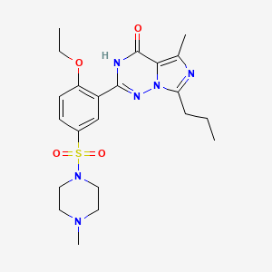 molecular formula C22H30N6O4S B1436590 N-Desmethylvardenafil CAS No. 224785-87-9