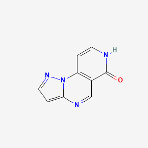 molecular formula C9H6N4O B1436602 吡唑并[1,5-a]吡啶并[3,4-e]嘧啶-6(7H)-酮 CAS No. 148191-54-2