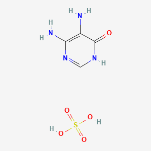 molecular formula C4H8N4O5S B1436605 4,5-Diamino-6-hydroxypyrimidine sulfate CAS No. 52502-66-6