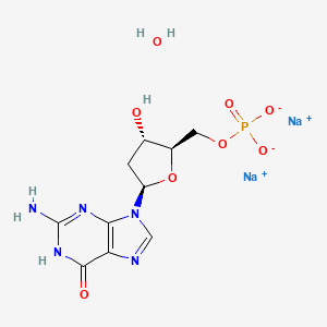 molecular formula C10H14N5Na2O8P B1436610 2'-Deoxyguanosine-5'-monophosphatedisodiumsalthydrate CAS No. 52558-16-4