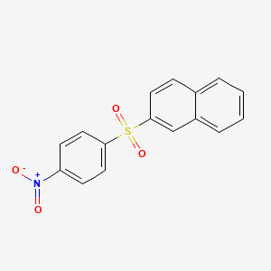 2-(4-Nitrobenzene-1-sulfonyl)naphthalene