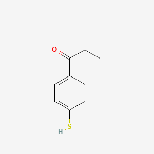 2-Methyl-1-(4-sulfanylphenyl)propan-1-one