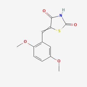 2,4-Thiazolidinedione, 5-[(2,5-dimethoxyphenyl)methylene]-