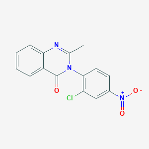 3-(2-Chloro-4-nitrophenyl)-2-methyl-4(3H)-quinazolinone