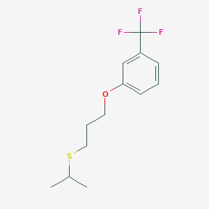 1-{3-[(Propan-2-yl)sulfanyl]propoxy}-3-(trifluoromethyl)benzene