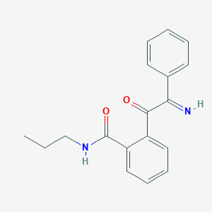 2-[Imino(phenyl)acetyl]-N-propylbenzamide