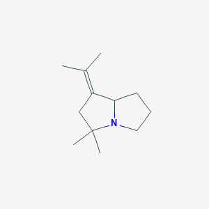 3,3-Dimethyl-1-(propan-2-ylidene)hexahydro-1h-pyrrolizine