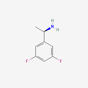 molecular formula C8H9F2N B1436641 (R)-1-(3,5-二氟苯基)乙胺 CAS No. 771465-40-8