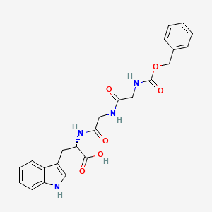 molecular formula C23H24N4O6 B1436655 Z-甘氨酰-甘氨酰-色氨酸-OH CAS No. 83798-91-8